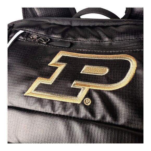 NCAA Purdue BACKPACK COOLER Large 26 Can Boilermakers Padded 20” Black Lunch Box - Picture 5 of 16